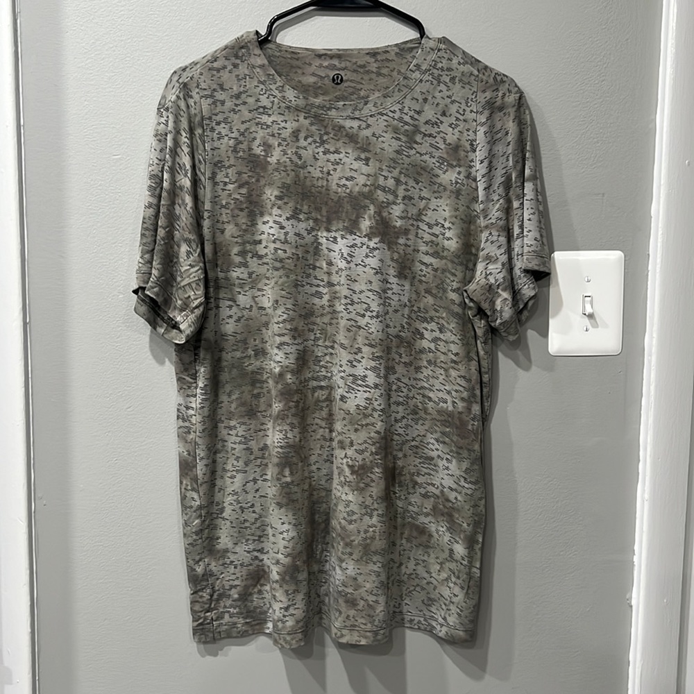 LULULEMON LAB DAILY SHORT SLEEVE SHIRT SPRAY DYE